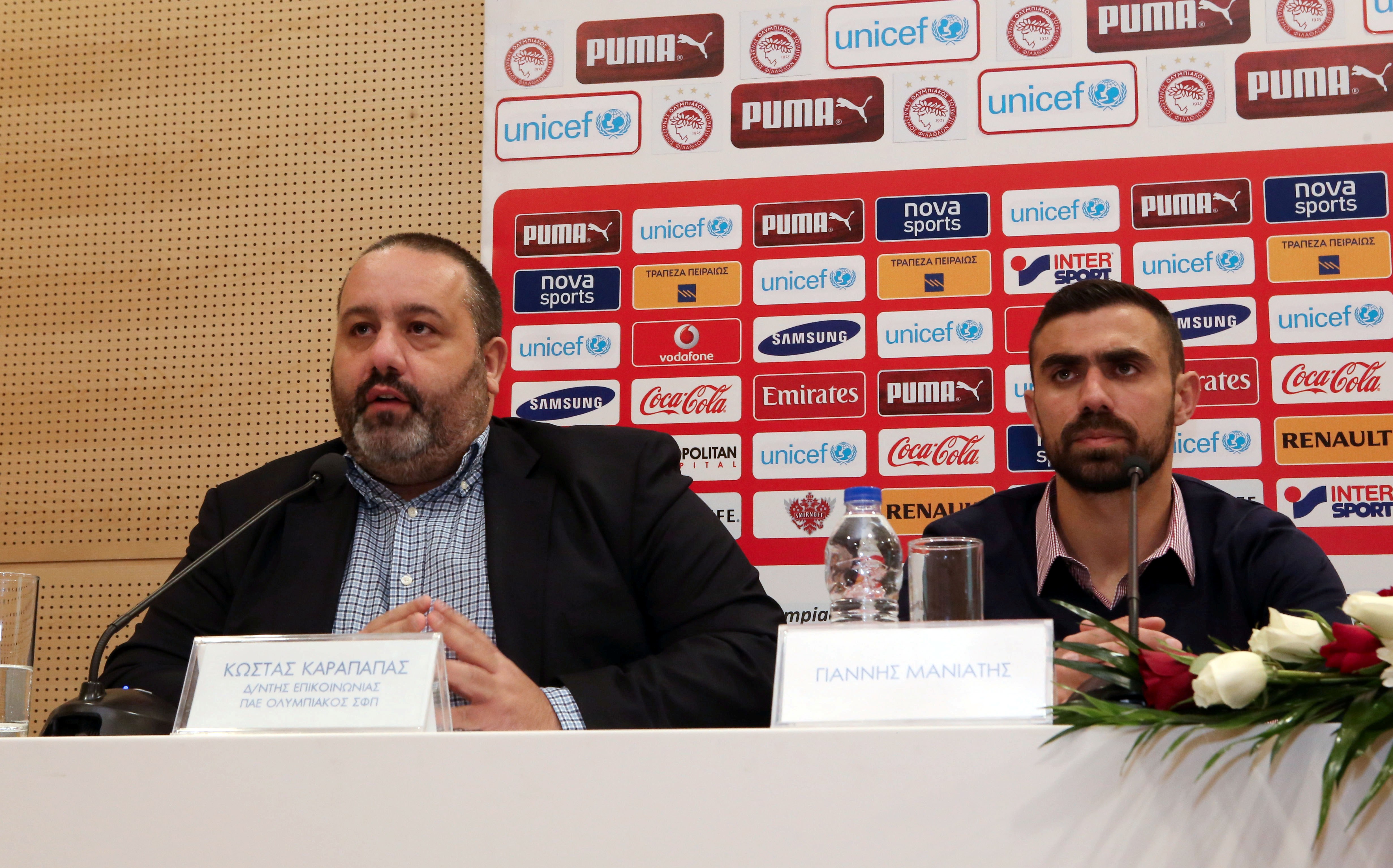 Photostory From Press Conference Of Olympiacos Th Anniversary