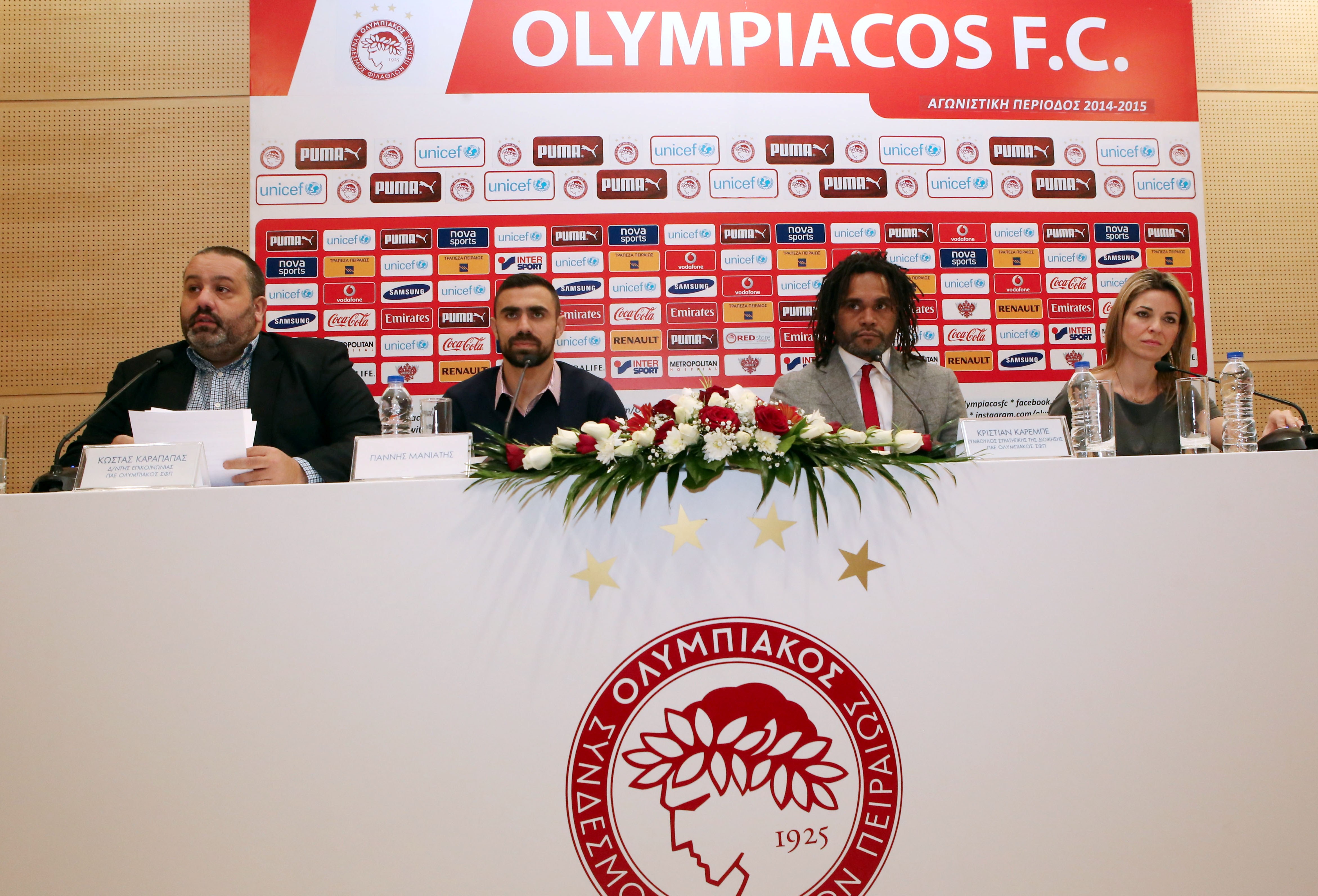 Photostory From Press Conference Of Olympiacos' 90th Anniversary ...