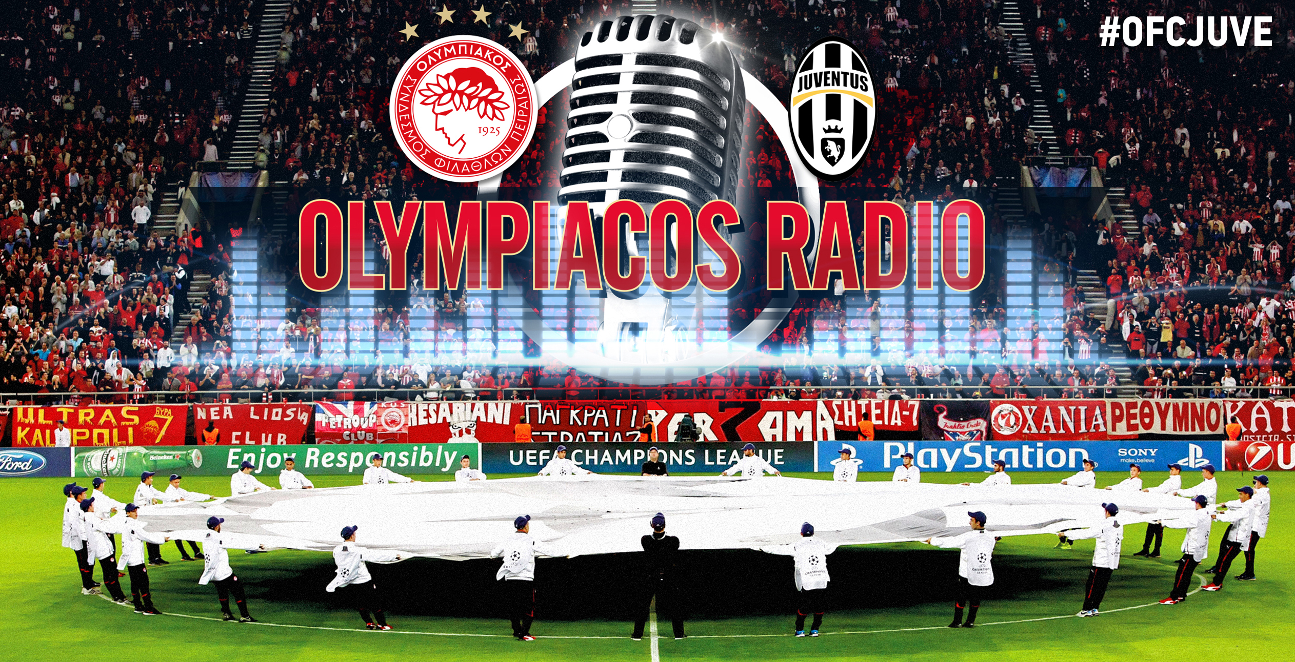 Ολυμπιακός – Γιουβέντους από το Olympiacos Web Radio